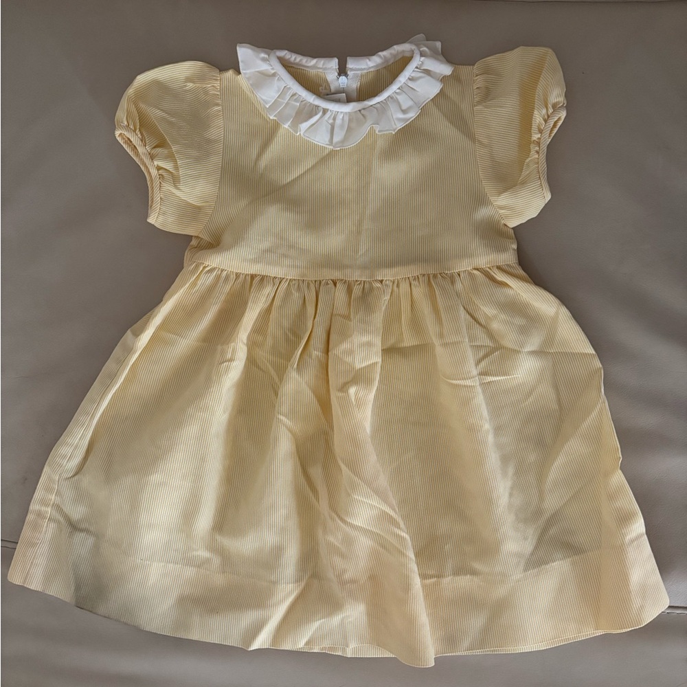 Vintage Yellow & White Dress Saks Fifth Ave